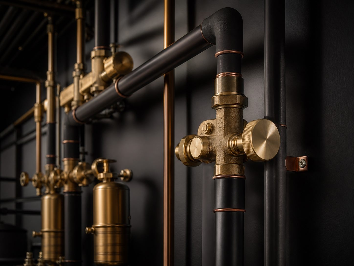 Premium plumbing business website concept